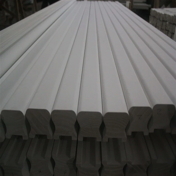 High Cost Performance Wood Stair Parts Wood Hand Rail For Decoration