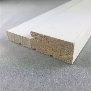 Врхунски дрвени оквири за врата обложени белим гесом