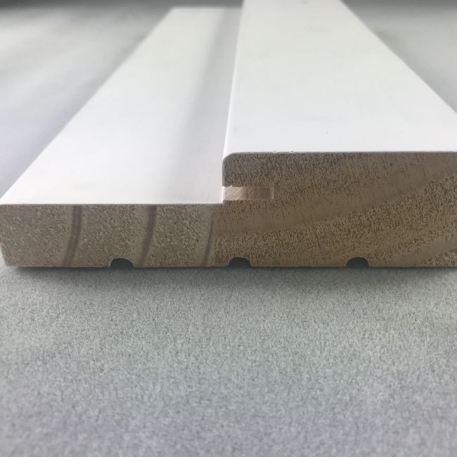 Super High Quality White Gesso Coated Wood Door Frames For Doors