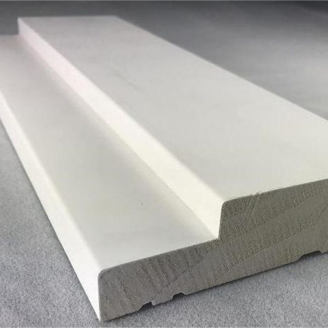 Super High Quality White Gesso Coated Wood Door Frames For Doors