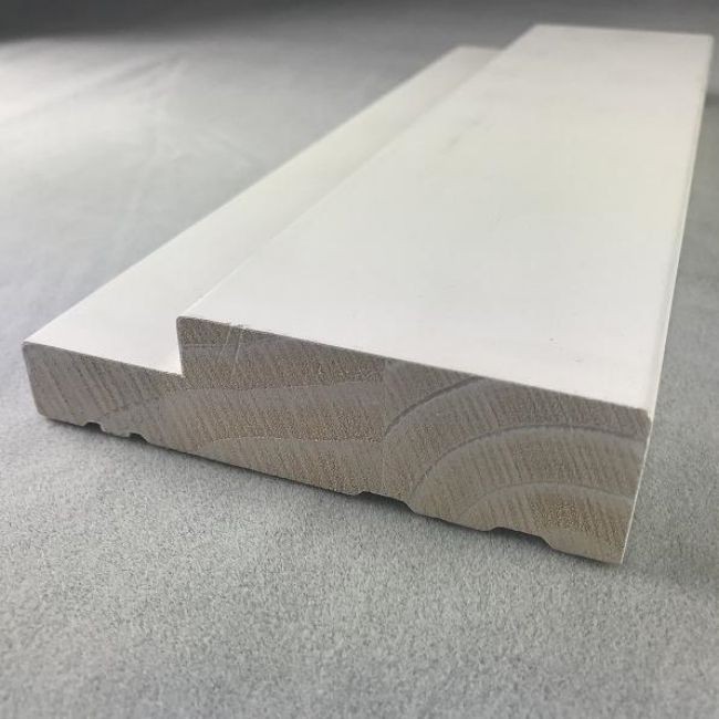 Super High Quality White Gesso Coated Wood Door Frames For Doors