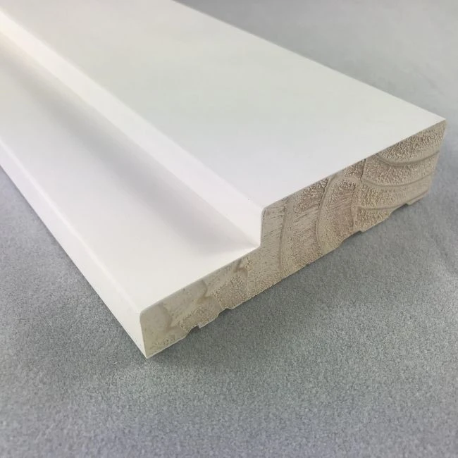 White Primed Wood Door Frames For Interior And Exterior Door